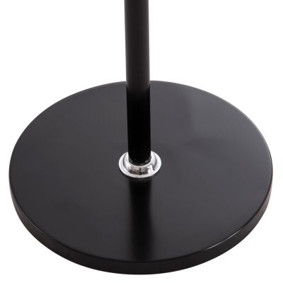 COAT HANGER BILLY HM18075.01 BEECH WOOD-BLACK METAL-BASE WITH WOOD Φ37.5X180Hcm.