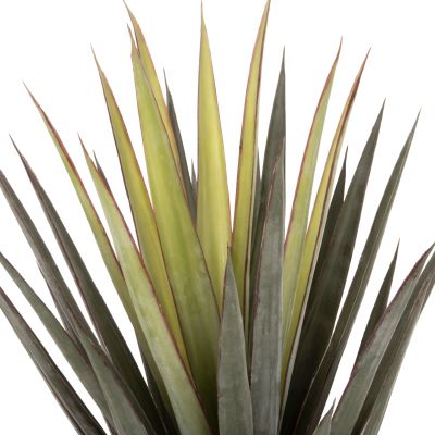 DECORATIVE SYNTHETIC PLANT IN POT HM7986 SISAL AGAVE Φ15.5x14.5-96Hcm.