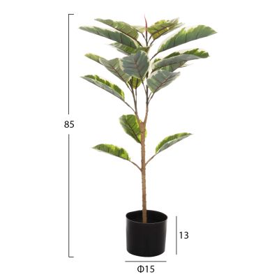 DECORATIVE SYNTHETIC PLANT IN POT HM7972 OAK LEAF 85H cm.