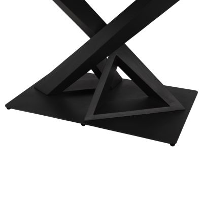 ВЪТРЕШЕН ТРАПЕЗЕН КОМПЛЕКТ 7БР РУБИ HM21044 МАСА С КЕРАМИЧЕН ПЛОТ- 6 КРЕСЛА В СИВ ЦВЯТ