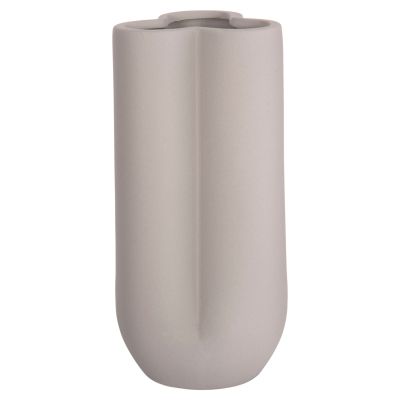 CERAMIC TABLE DECOR GLAZE HM4612.03 MATTE GREY Φ14x29Hcm.