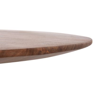 DINING TABLE ROUND GROOT HM9684 SOLID ACACIA WOOD IN NATURAL D120x79Hcm.
