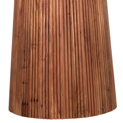 DINING TABLE ROUND GROOT HM9684 SOLID ACACIA WOOD IN NATURAL D120x79Hcm.