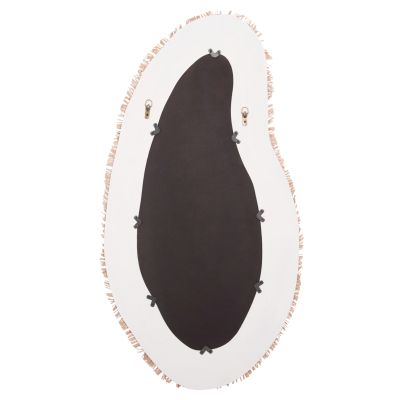 WALL MIRROR SERIES SANTORINI HM4525 MDF IN OFF WHITE-DECOR IN BEIGE 62x1,8x120Hcm.