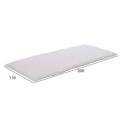 HM641.03 110Χ200cm TOPPER, WHITE