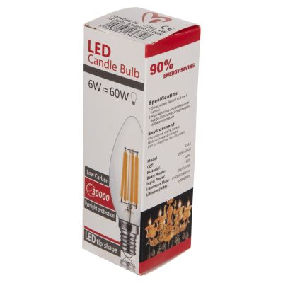 LIGHT BULB HM4048.02 LED FILAMENT 4W E14 3000K GOLD DIMMABLE
