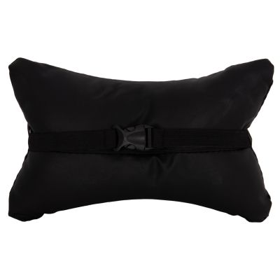 SET OF HEAD AND LUMBAR SUPPORT CUSHIONS IN BLACK COLOR