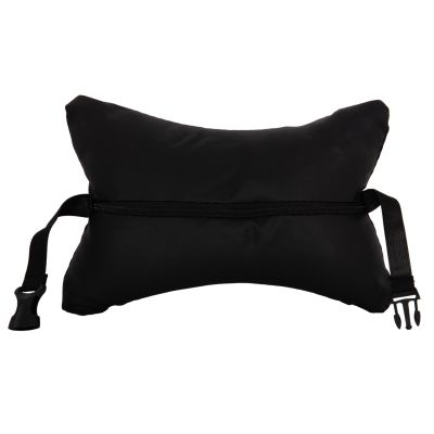 SET OF HEAD AND LUMBAR SUPPORT CUSHIONS IN BLACK COLOR