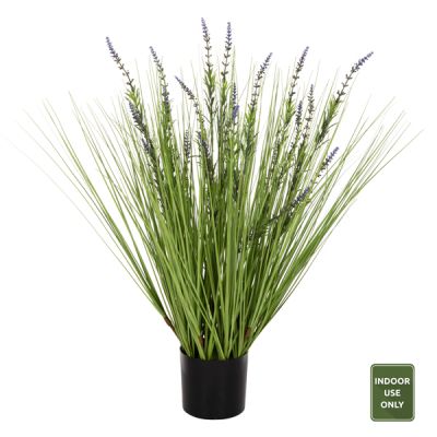 DECORATIVE SYNTHETIC PLANT IN POT HM4028 LAVENDER Φ11,5x11,5-70Hcm.