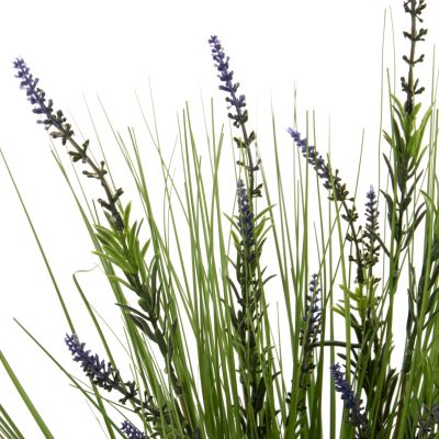 DECORATIVE SYNTHETIC PLANT IN POT HM4028 LAVENDER Φ11,5x11,5-70Hcm.