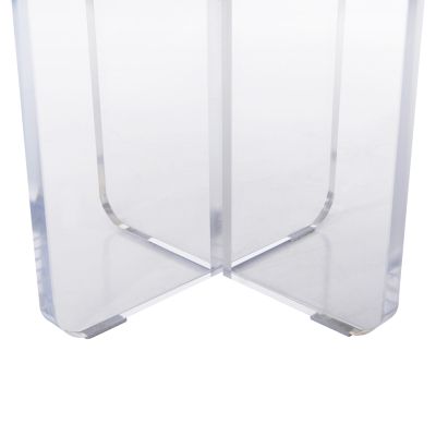ХОЛНА МАСА ACRYLON HM9779.01 HPL БЯЛ МРАМОР-АКРИЛНИ КРАКА Φ40x41Hcm.