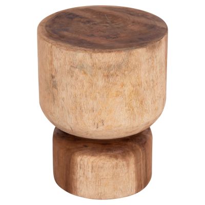 ROUND STOOL FEBRYD HM18233.11 SOLID SUAR WOOD IN NATURAL Φ35x45Hcm.