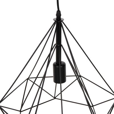 ПАНЕЛЕНА ЛАМПА HM4064 ЧЕРЕН МЕТАЛЕН ЦАП 32x37x128Hcm.