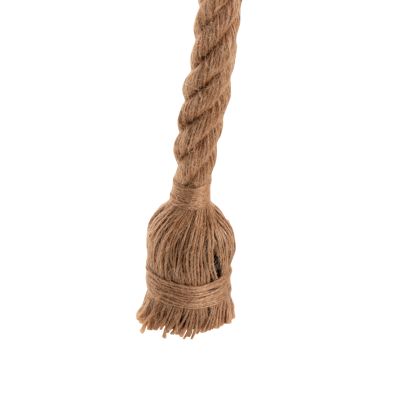 CEILING PENDANT LAMP WITH LIGHT BULB HM11929.02--ROPE 1M LONG AND 2cm THICK-E27 SOCKET