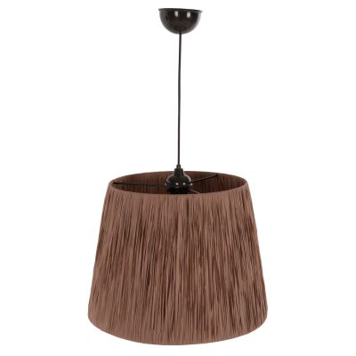 CEILING PENDANT LAMP INDOORS HM7947.02 WITH BROWN CAP Φ30-40x77Hcm.