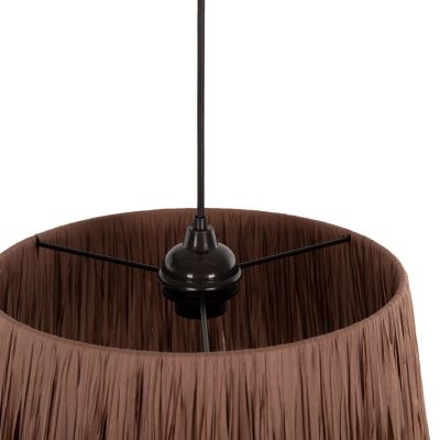 CEILING PENDANT LAMP INDOORS HM7947.02 WITH BROWN CAP Φ30-40x77Hcm.