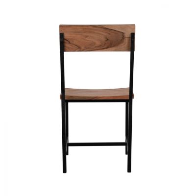 ΚΑΡΕΚΛΑ ΑΠΟ ΜΕΤΑΛΛΟ ΚΑΙ ΜΑΣΙΦ ΞΥΛΟ ΑΚΑΚΙΑΣ ΦΥΣΙΚΟ 45,5x43,5x85,5Υek.HM8179.11