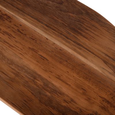 ДЪСКА ЗА РЯЗАНЕ В НОРМАЛНА ФОРМА HM4290 ТИКОВО ДЪРВО В ЕСТЕСТВЕНО- ОТВОР ЗА ЗАКАЧВАНЕ И ДРЪЖКА 19x43,5x2Hcm.