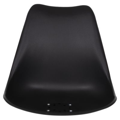 REPLACEMENT SEAT/BACKREST FOR BAR STOOL VEGAS HM8000.12 BLACK POLYPROPYLENE