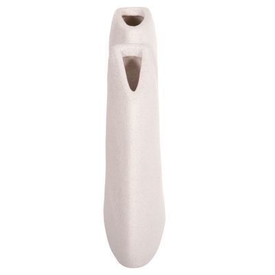 CERAMIC TABLE DECOR ARKEN HM4618.01 OFF WHITE WITH CRYSTALLIZATION 28x10x37Hcm.