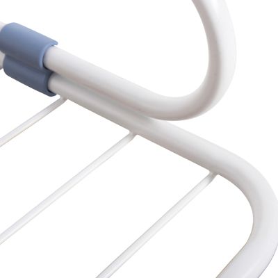 HANGING ALUMINUM DRYING RACK HM12166 WHITE-TOTAL HANGING LENGTH 10m--107x3x55cm.