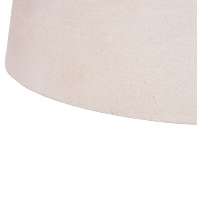 COFFEE TABLE ROUND SERIES SANTORINI HM18050 MDF IN OFF-WHITE COLOR Φ79x35Hcm.