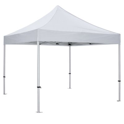 GAZEBO MATTHEW-AL HM6313 FOLDABLE-PROFESSIONAL USE-ALUMINUM FRAME IN SILVER-WHITE SHADE 3x3x3,43Hm
