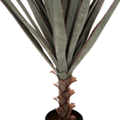 DECORATIVE SYNTHETIC PLANT IN POT HM7987 SISAL AGAVE 120Hcm.