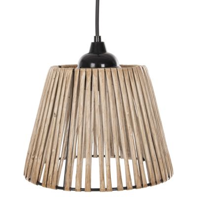 CEILING PENDANT LAMP HM7483.12 INDOOR-METAL AND BAMBOO IN NATURAL COLOR 20x15x75Hcm.