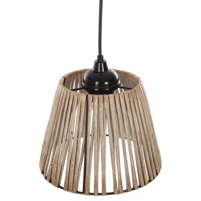 CEILING PENDANT LAMP HM7483.12 INDOOR-METAL AND BAMBOO IN NATURAL COLOR 20x15x75Hcm.