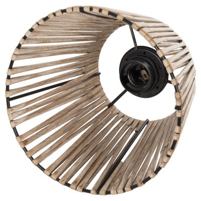 CEILING PENDANT LAMP HM7483.12 INDOOR-METAL AND BAMBOO IN NATURAL COLOR 20x15x75Hcm.