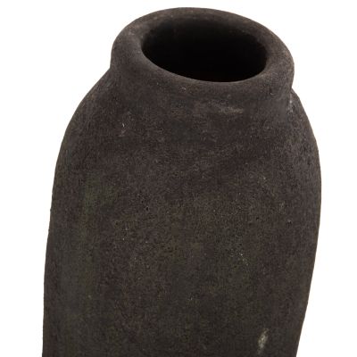 DECOR VASES 3PCS HM7711.11 TERRACOTTA FOSSIL GREY