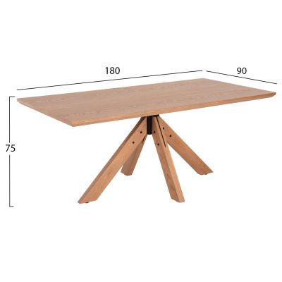 ВЪТРЕШЕН ТРАПЕЗЕН КОМПЛЕКТ 7БР PAOLO HM21053 МАСА И 6 СТОЛОВА В ЧЕРНО