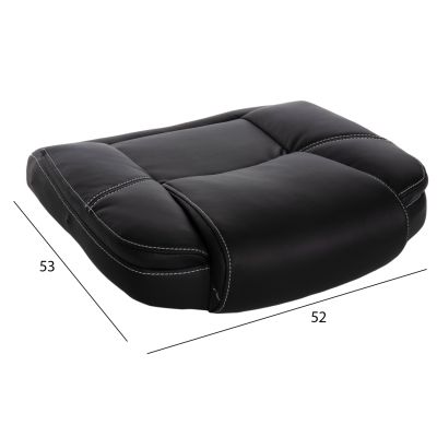 REPLACEMENT SEAT FOR OFFICE CHAIR HM1091.01 BLACK PU 52x53x12(thickness) cm.