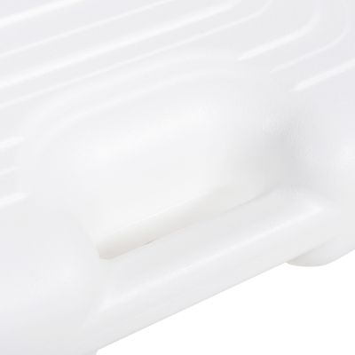 PLASTIC UMBRELLA BASE WITH HANDLE SOLBAS HM6112.01 WHITE COLOR-FOR POLE 20/38mm 45x11Hcm.