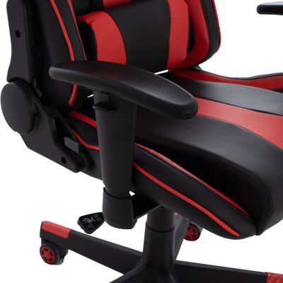 OFFICE GAMING CHAIR DOCKS HM1162.01 BLACK RED PU 67x70x130 cm.