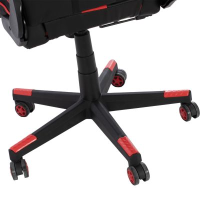 OFFICE GAMING CHAIR DOCKS HM1162.01 BLACK RED PU 67x70x130 cm.