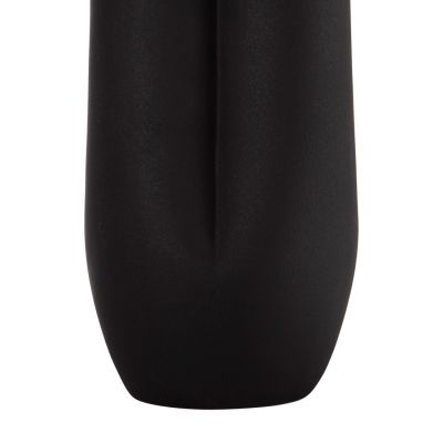 CERAMIC TABLE DECOR GLAZE HM4611.02 MATTE BLACK Φ14x34Hcm.