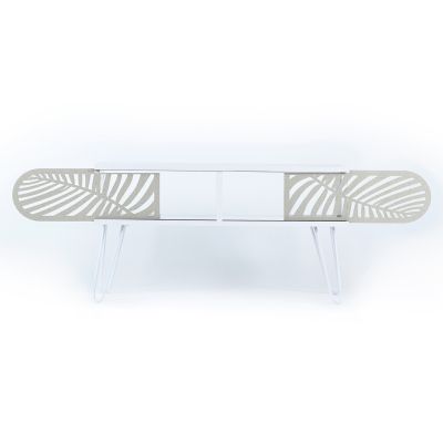 MELAMINE TV FURNITURE HM188.02 WHITE WHITE 106x30x48Y cm.