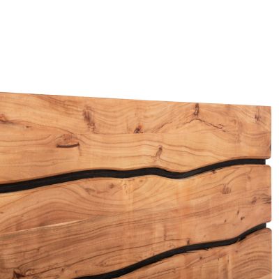 Легло ALICIA HM8359.11,метал и акациево дърво масив,160Χ200