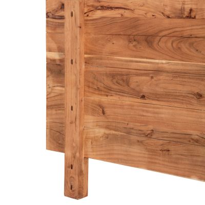 Легло ALICIA HM8359.11,метал и акациево дърво масив,160Χ200