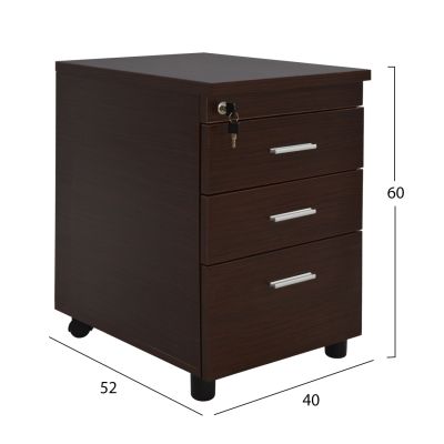 Office set 3 pieces in wenge color HM10204.02L
