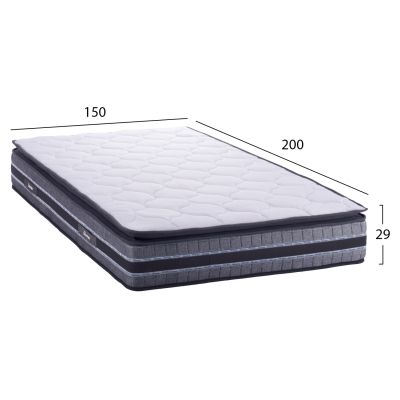 HM657.150 DREAMTOPIA mattress, series FRANKLIN, 150x200x29H