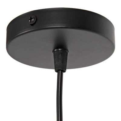 CEILING PENDANT LAMP HM4140 BLACK-GOLD ALUMINUM CAP Φ19x132H cm.