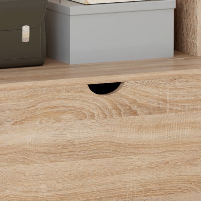 МЕБЕЛИ ЗА АНТИ KAYLOR HM2474.01 С КУКИЧКИ И МЯСТО ЗА СЪХРАНЕНИЕ-МДФ В СОНАМА 65x34x180Hcm.