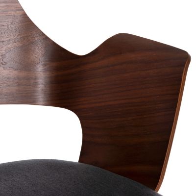 ТРАПЕЗЕН КОМПЛЕКТ ВЪТРЕШЕН 7БР HM11968 МАСА DENTY OVAL & 6 СТОЛОВА VELP(СИВ)