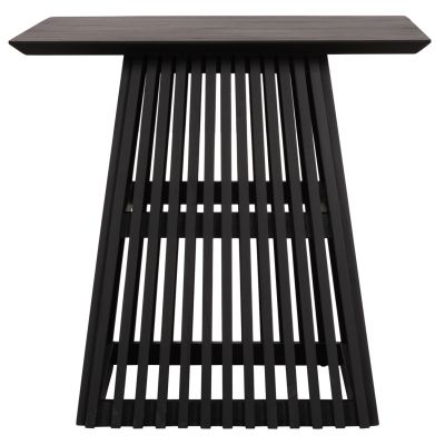 DINING TABLE SQUARE FRANTZ HM9458.02 MINDI WOOD IN BLACK 80x80x78Hcm.
