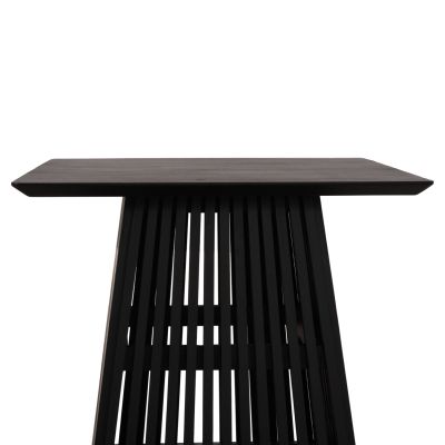 DINING TABLE SQUARE FRANTZ HM9458.02 MINDI WOOD IN BLACK 80x80x78Hcm.