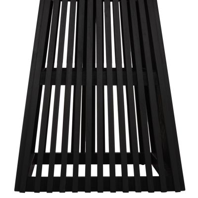 DINING TABLE SQUARE FRANTZ HM9458.02 MINDI WOOD IN BLACK 80x80x78Hcm.