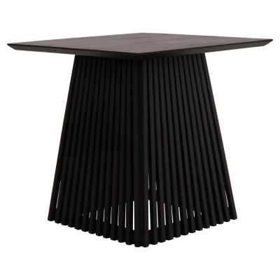 DINING TABLE SQUARE FRANTZ HM9458.02 MINDI WOOD IN BLACK 80x80x78Hcm.